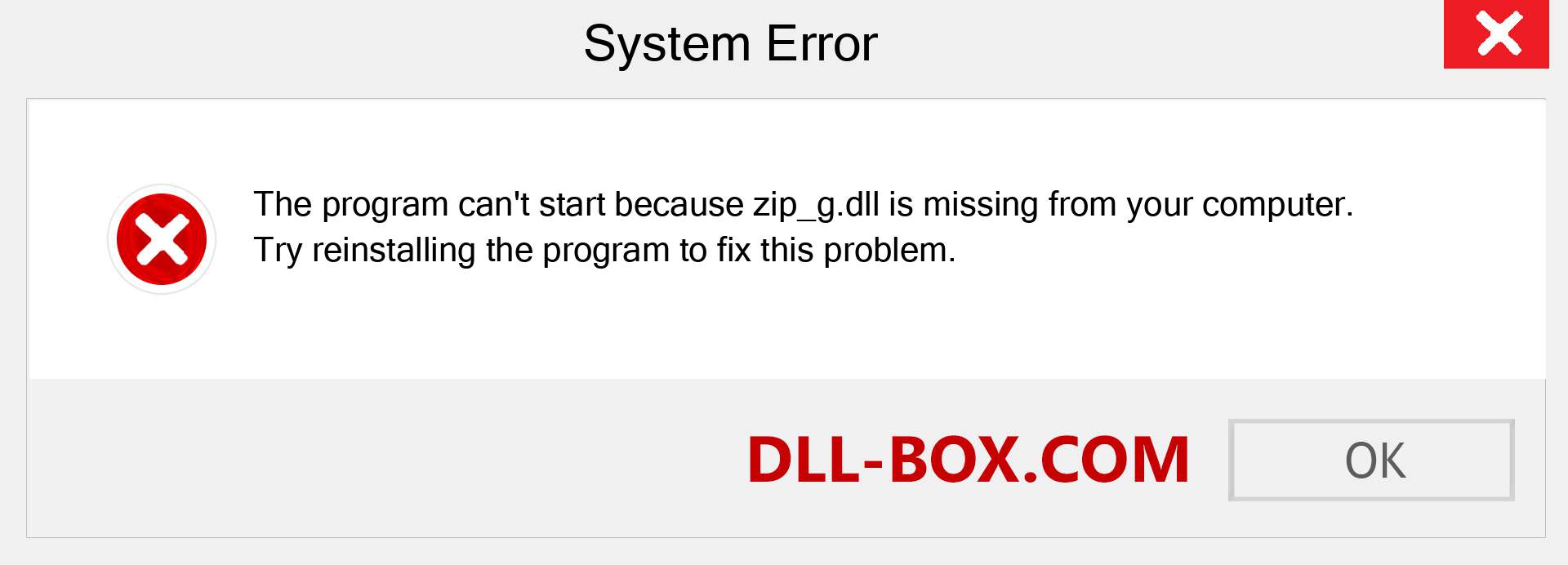  zip_g.dll file is missing?. Download for Windows 7, 8, 10 - Fix  zip_g dll Missing Error on Windows, photos, images